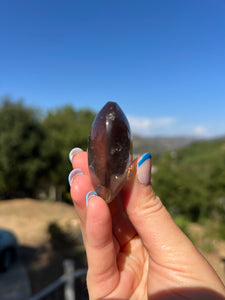 Smokey Citrine Puffy Heart