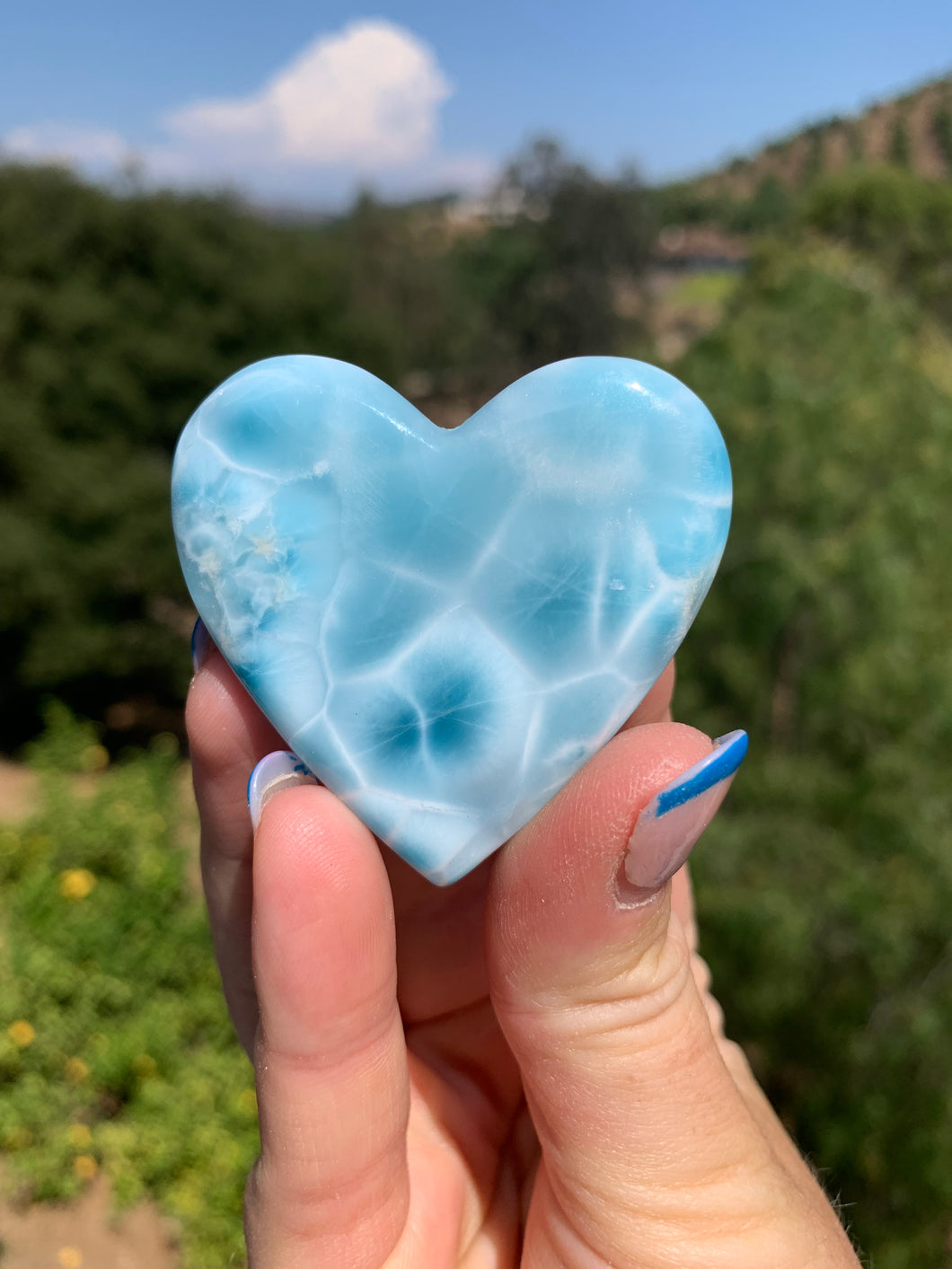 Larimar Rounded Heart 175BB