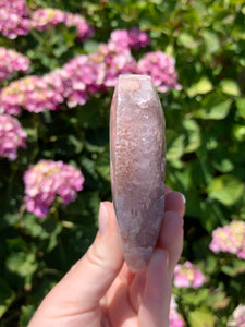 Pink Amethyst Druzy Heart on Stand