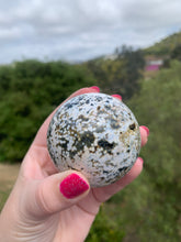 Load image into Gallery viewer, Ocean Jasper 8th Vein Sphere 60mm