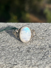 Load image into Gallery viewer, Moonstone Oval Ring Size 9.5