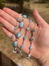 Load image into Gallery viewer, Larimar Variety Sterling Silver Bracelets