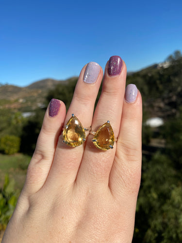 Honey Citrine Ring Variety Size 9