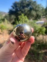 Load image into Gallery viewer, Pyrite Sphere 41MM