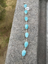 Load image into Gallery viewer, Larimar Variety Sterling Silver Bracelets