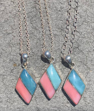 Load image into Gallery viewer, Larimar and Conch Shell Necklace Variety