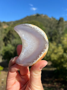 Agate Druzy Moon