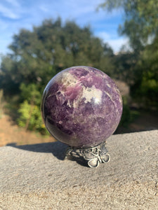 Lepidolite Sphere 69mm