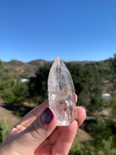 Load image into Gallery viewer, Quartz Flame w Black Tourmaline