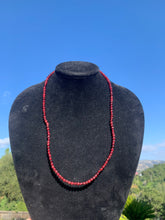 Load image into Gallery viewer, Garnet Beaded Necklaces 20” (Intuitively Selected)