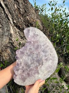 Large Aura Amethyst Slab