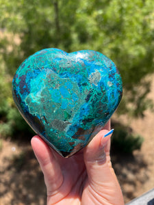 Chrysocolla Heart