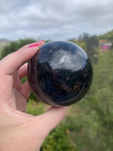 Load image into Gallery viewer, Black Tourmaline Sphere 77mm