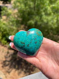 Chrysocolla Heart