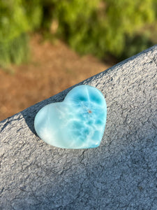 Larimar Rounded Heart