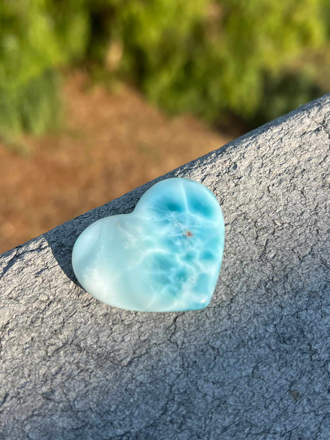 Larimar Rounded Heart