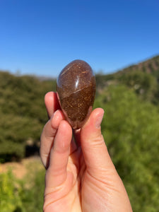 Rutilated Copper Quartz High Grade Palmstone