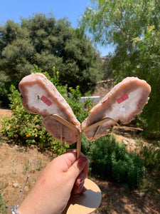 Pink Amethyst Butterfly Wings