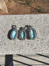 Load image into Gallery viewer, Larimar Oval Sterling Silver Pendants *Variety