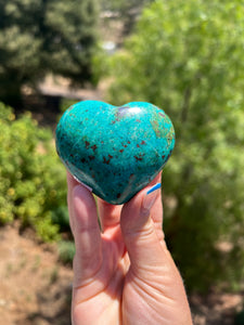 Chrysocolla Heart