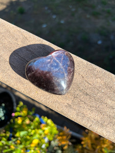 Gem Lepidolite Heart