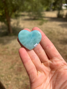 Larimar Rounded Heart