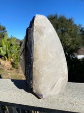 Load image into Gallery viewer, Quartz Flame with Black Tourmaline