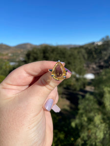 Honey Citrine Ring Variety Size 9