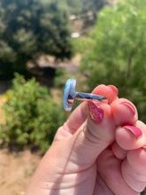 Load image into Gallery viewer, Larimar Marquis Sterling Silver Ring Size 8