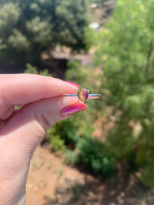 Watermelon Tourmaline Ring Variety Sterling Silver