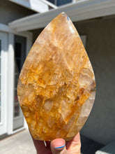 Load image into Gallery viewer, Golden Healer Quartz Flame