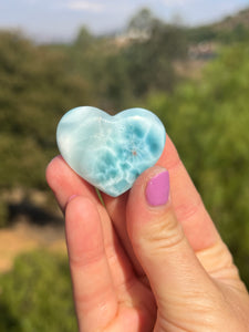 Larimar Rounded Heart