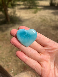 Larimar Rounded Heart