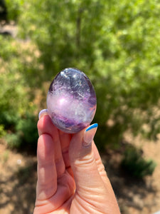 Fluorite Egg on Stand