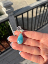 Load image into Gallery viewer, Larimar Teardrop Pendant