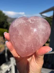 Rose Quartz Star Heart