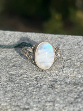 Load image into Gallery viewer, Moonstone Oval Ring Size 9.5