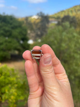 Load image into Gallery viewer, Citrine Square Sterling Silver Pendant