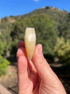 Moonstone Heart With Black Tourmaline