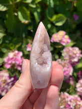 Load image into Gallery viewer, Pink Amethyst Druzy Flame