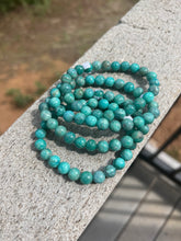 Load image into Gallery viewer, Amazonite Beaded Bracelet 7.5mm