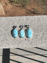 Load image into Gallery viewer, Larimar Oval Sterling Silver Pendants *Variety