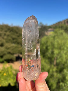 Quartz Hematoid Inclusion Tower w Rainbow