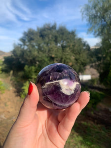 Chevron Amethyst Sphere 66mm