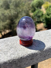 Load image into Gallery viewer, Fluorite Egg on Stand