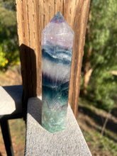 Load image into Gallery viewer, Fluorite Blue &amp; Light Purple Tower