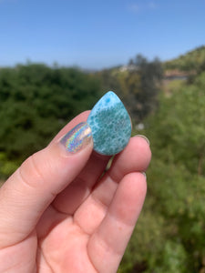 Larimar Rounded Teardrop