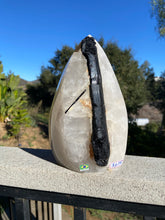 Load image into Gallery viewer, Quartz Flame with Black Tourmaline