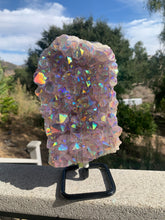 Load image into Gallery viewer, Aura Amethyst Druzy on Stand