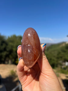 Fire Quartz Puffy Heart